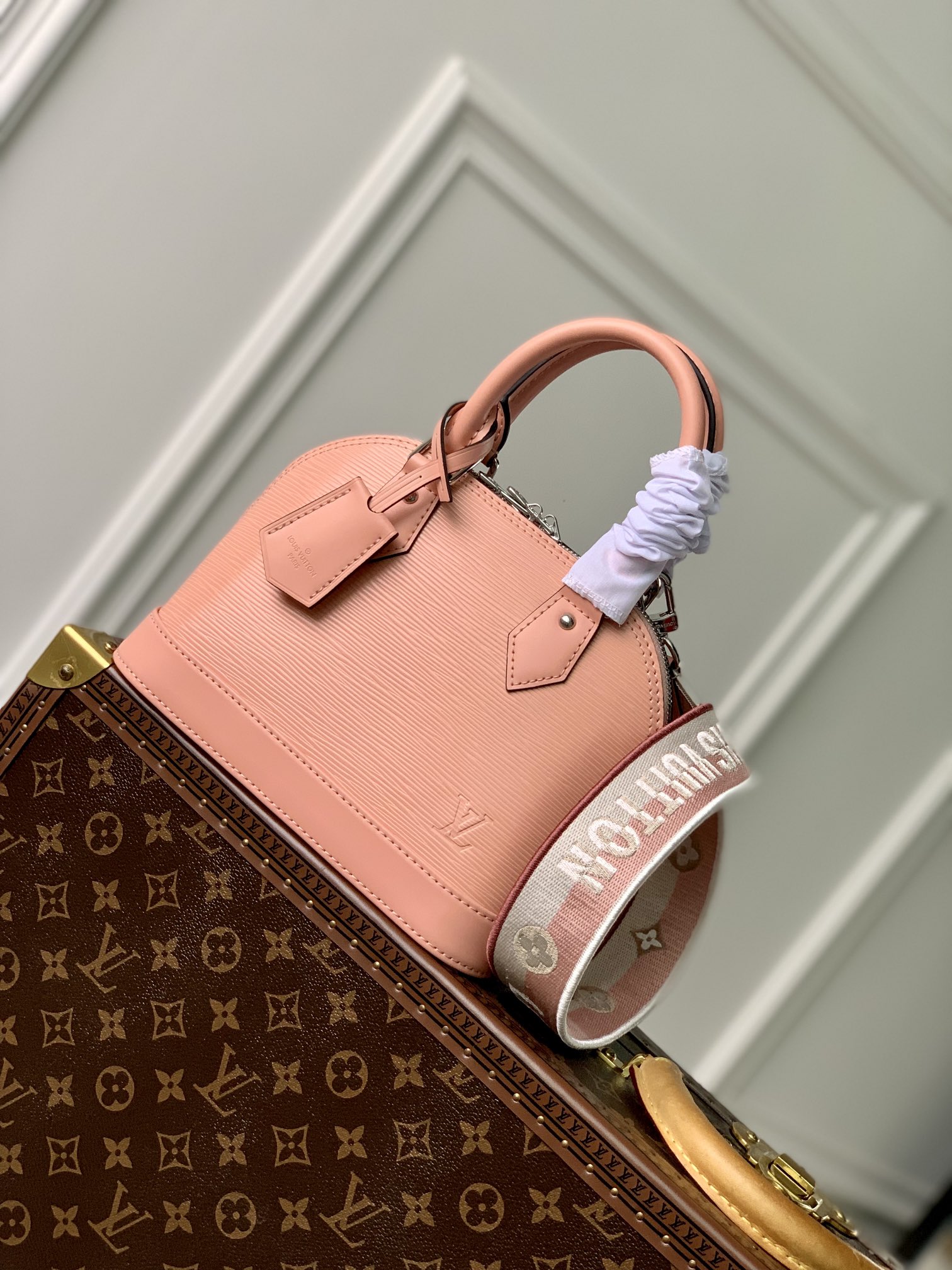 Louis Vuitton LV Alma BB Bags Handbags Pink Epi Fabric Spring Collection Fashion M21682