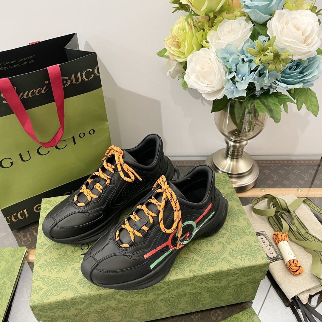 Gucci Buty sportowe Unisex PU TPU Fashion Spodnie dresowe