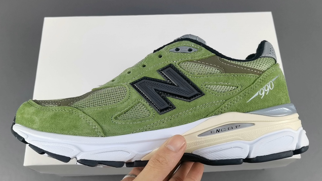 NB990尺码:36-46.5纯原版出品-新百伦-NewBalanceNB990V3草绿色美产M990J