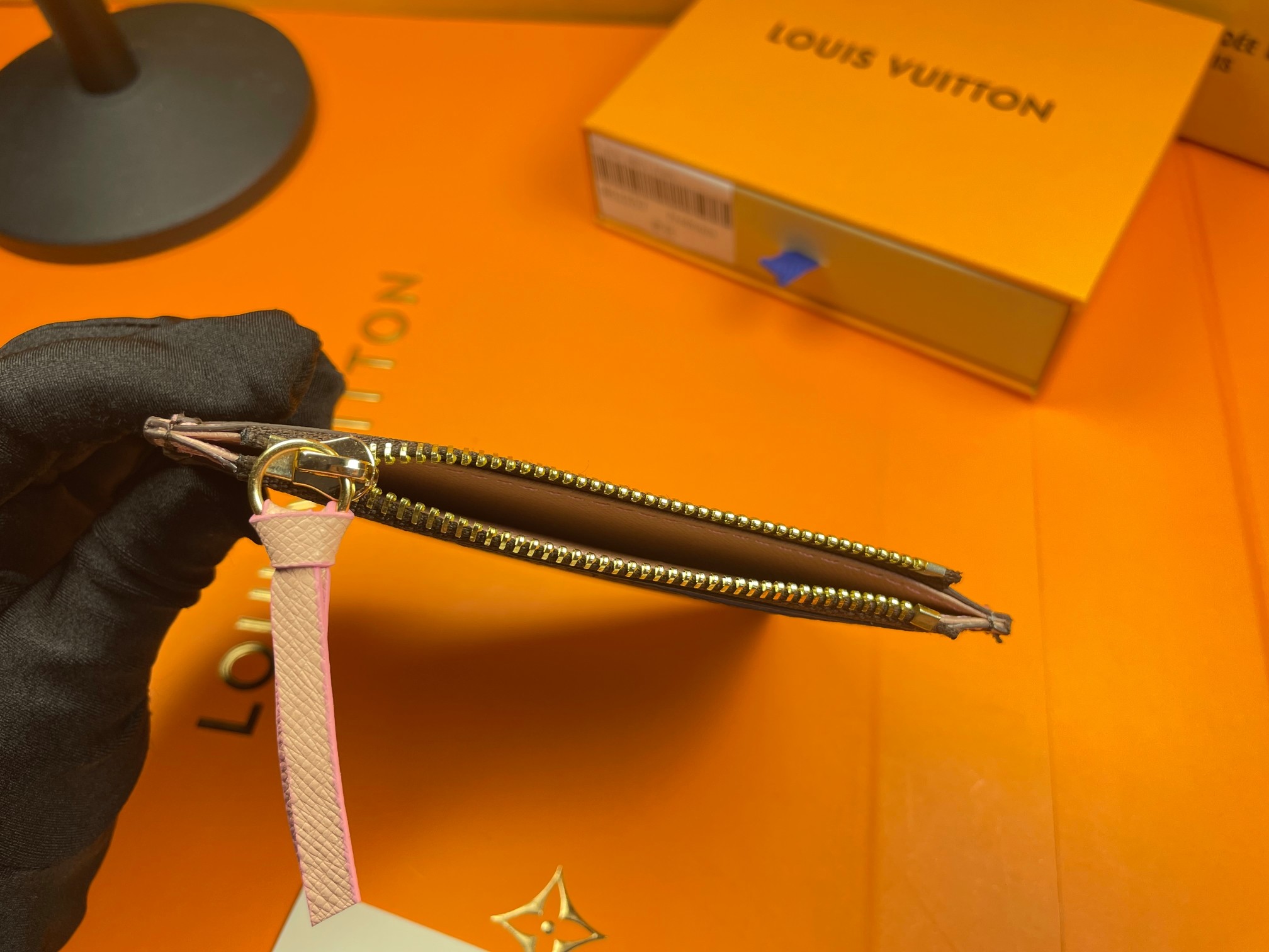 Close-up image of leather texture