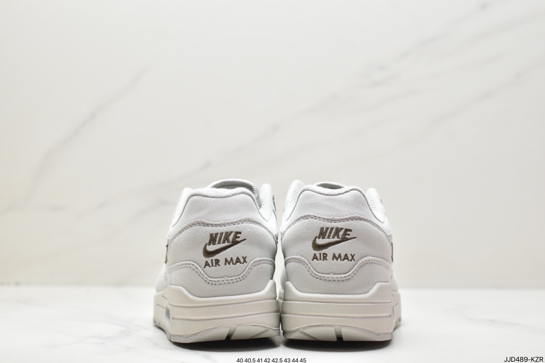 Nike Air Max 1 ”Crepe Hemp” first generation retro air cushion all-match casual sports jogging shoes