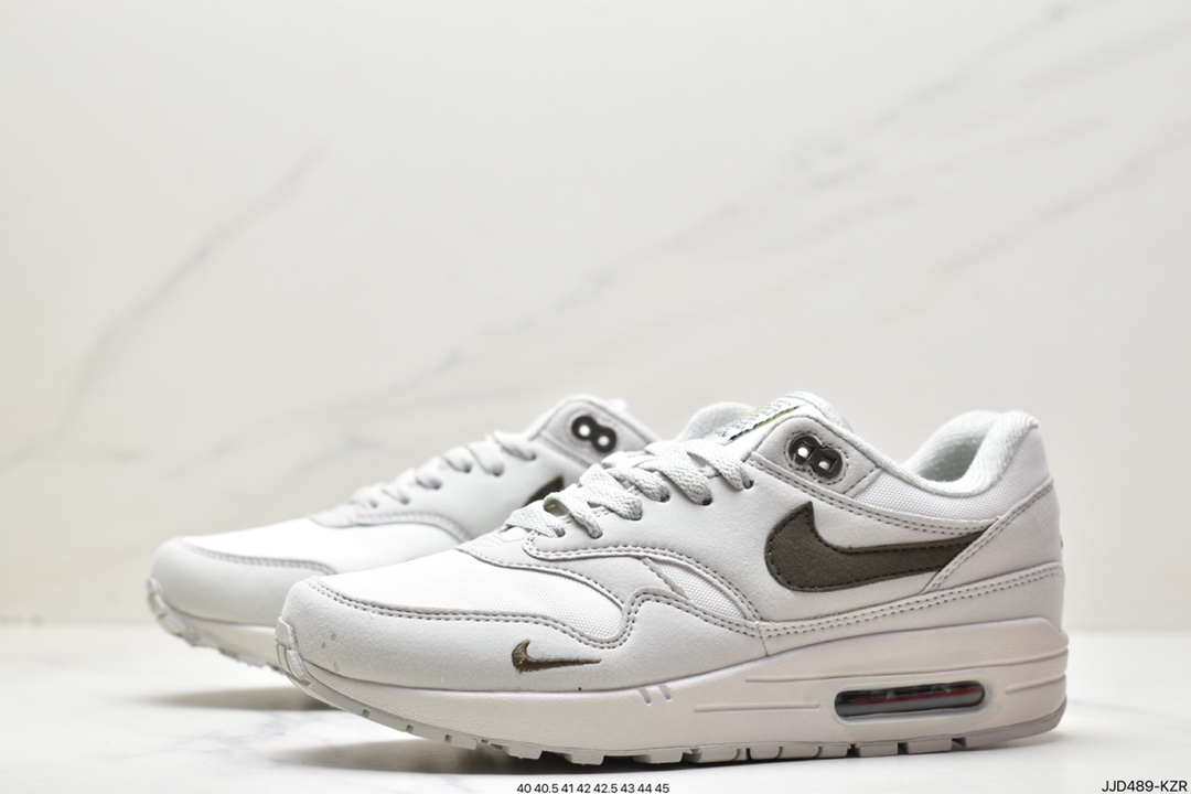 Nike Air Max 1 ”Crepe Hemp” first generation retro air cushion all-match casual sports jogging shoes