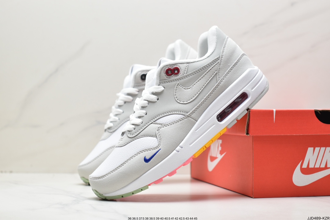 Nike Air Max 1 ”Crepe Hemp” first generation retro air cushion all-match casual sports jogging shoes