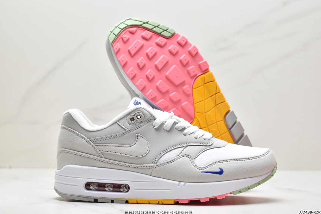 Nike Air Max 1 ”Crepe Hemp” first generation retro air cushion all-match casual sports jogging shoes