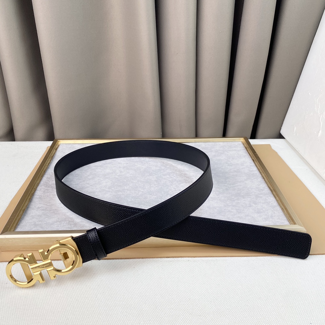菲拉格幕男士柔软细腻百搭大方宽3.5