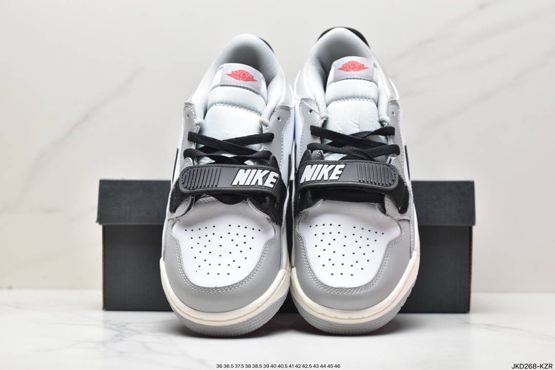 Air Jordan Legacy 312 has a staggered design CD7069-101