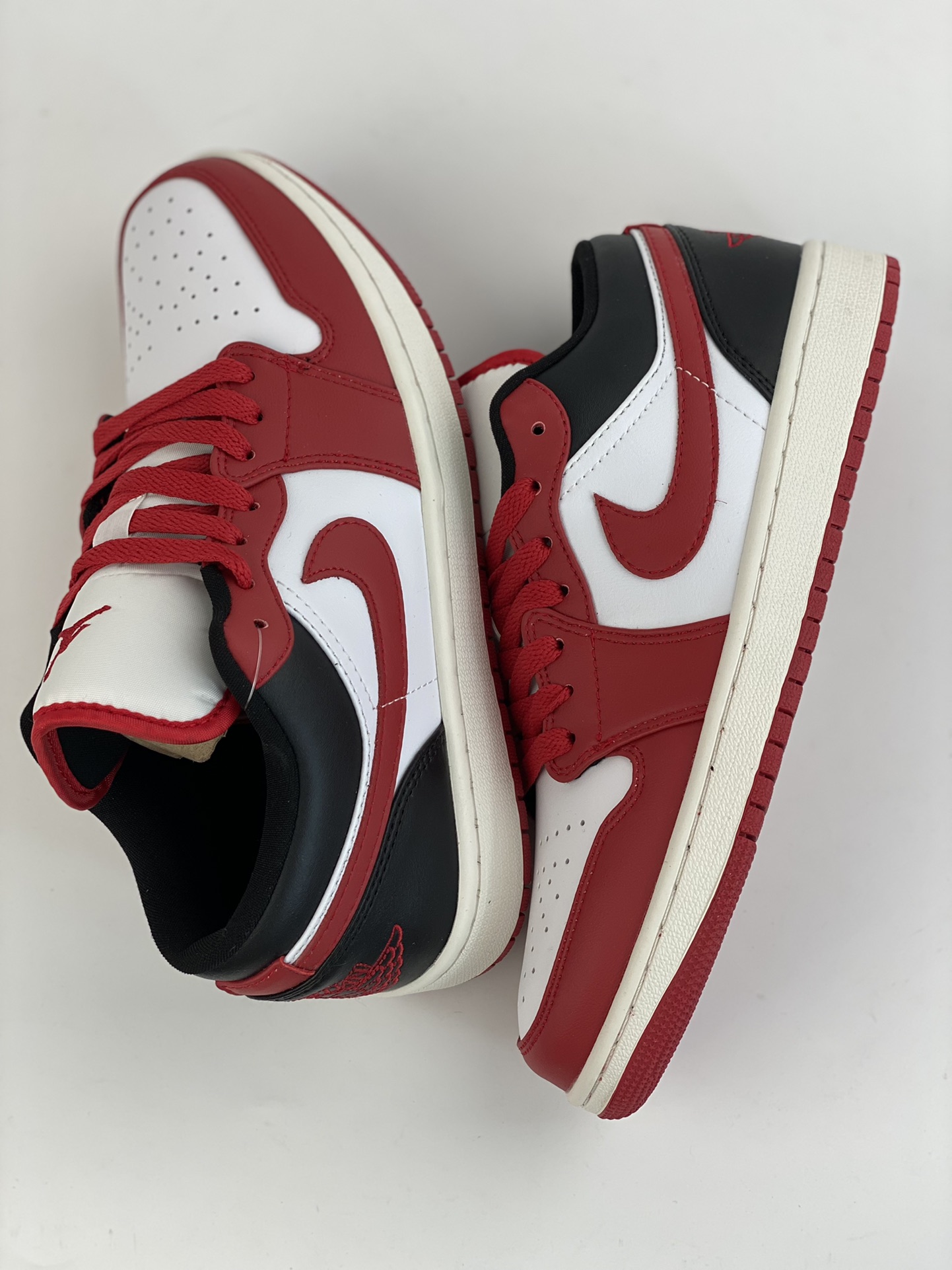 Air Jordan 1 Low White Red Black AJ1 Joe 1 Low Top Casual Shoes DC0774-160