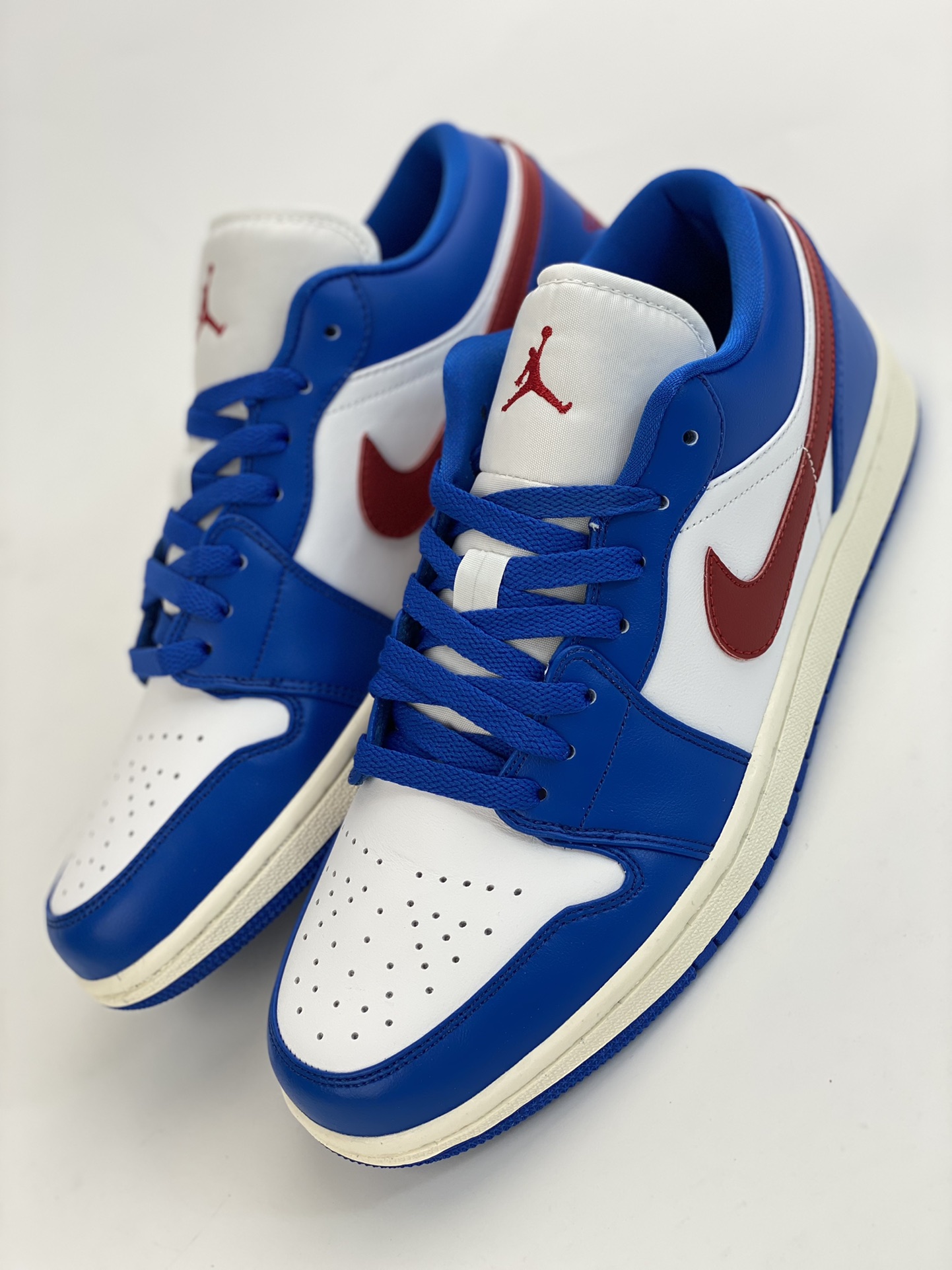 Air Jordan 1 Low White Blue Red AJ1 Joe 1 Low Top Casual Shoes DC0774-416