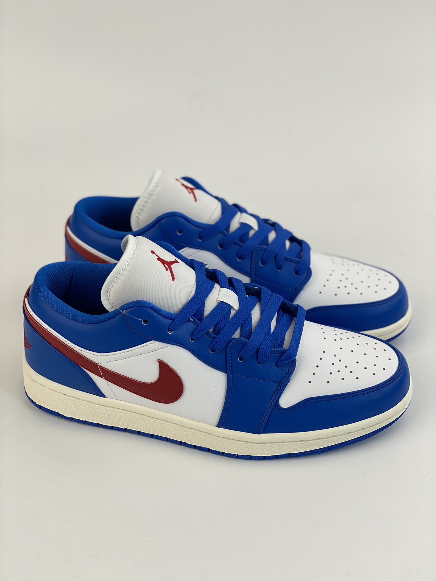 Air Jordan 1 Low White Blue Red AJ1 Joe 1 Low Top Casual Shoes DC0774-416