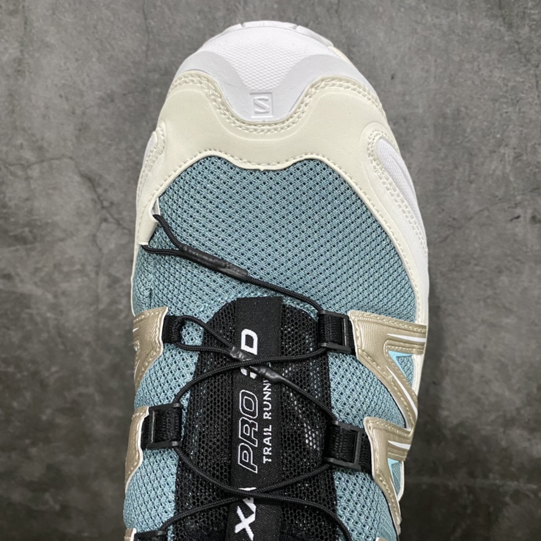 Salomon XA PRO 3D Outdoor Lightweight Functional Shoes White Green Gold