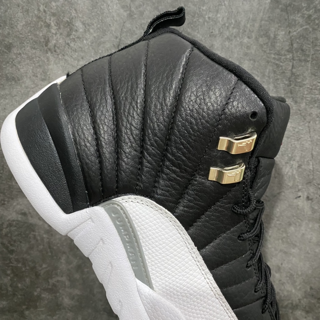 Foreign trade version of AJ12 new replica black and white silver buckle playoffs CT8013-006