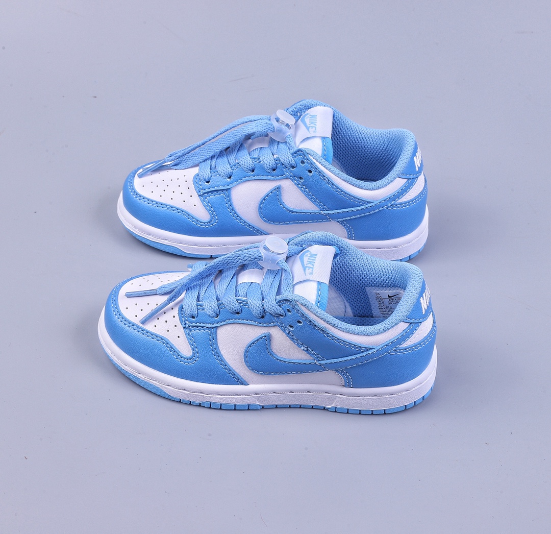 180 C 童鞋 Nike Dunk Low 北卡蓝 SB低帮运动休闲童鞋 CW1588-103