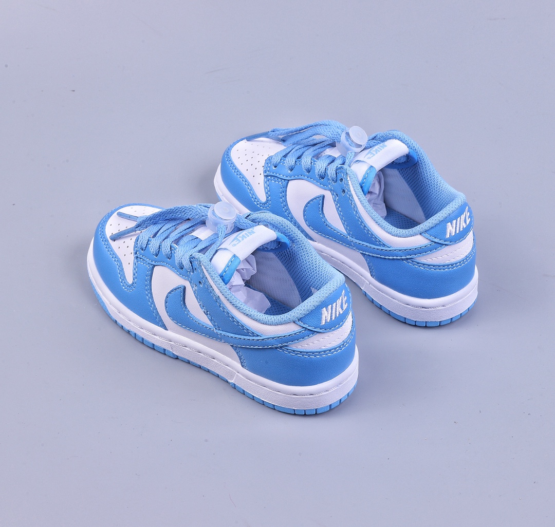 180 C 童鞋 Nike Dunk Low 北卡蓝 SB低帮运动休闲童鞋 CW1588-103