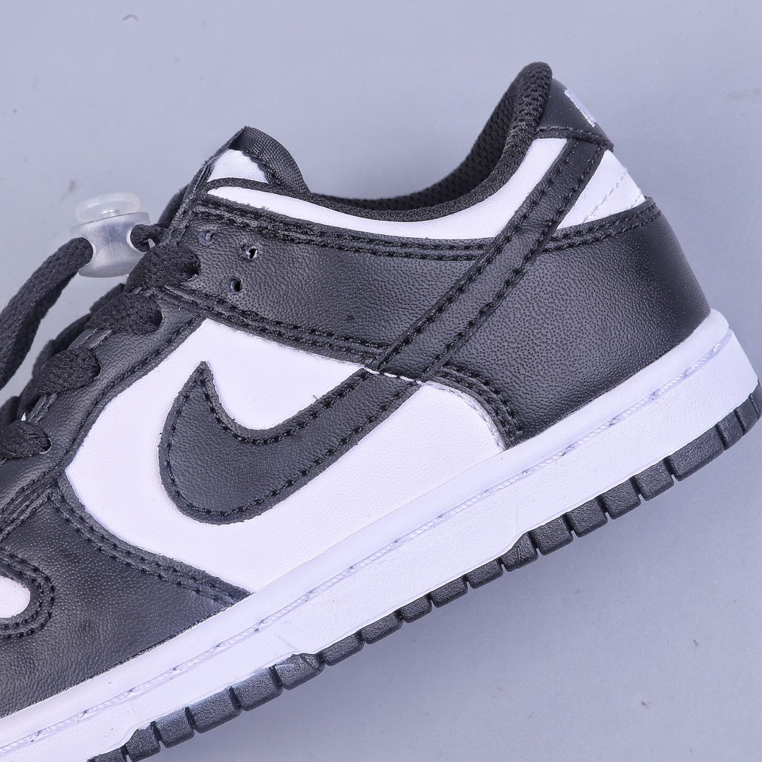 180 C 童鞋 Nike Dunk Low 黑白熊猫 SB低帮运动休闲童鞋 CW1588-100