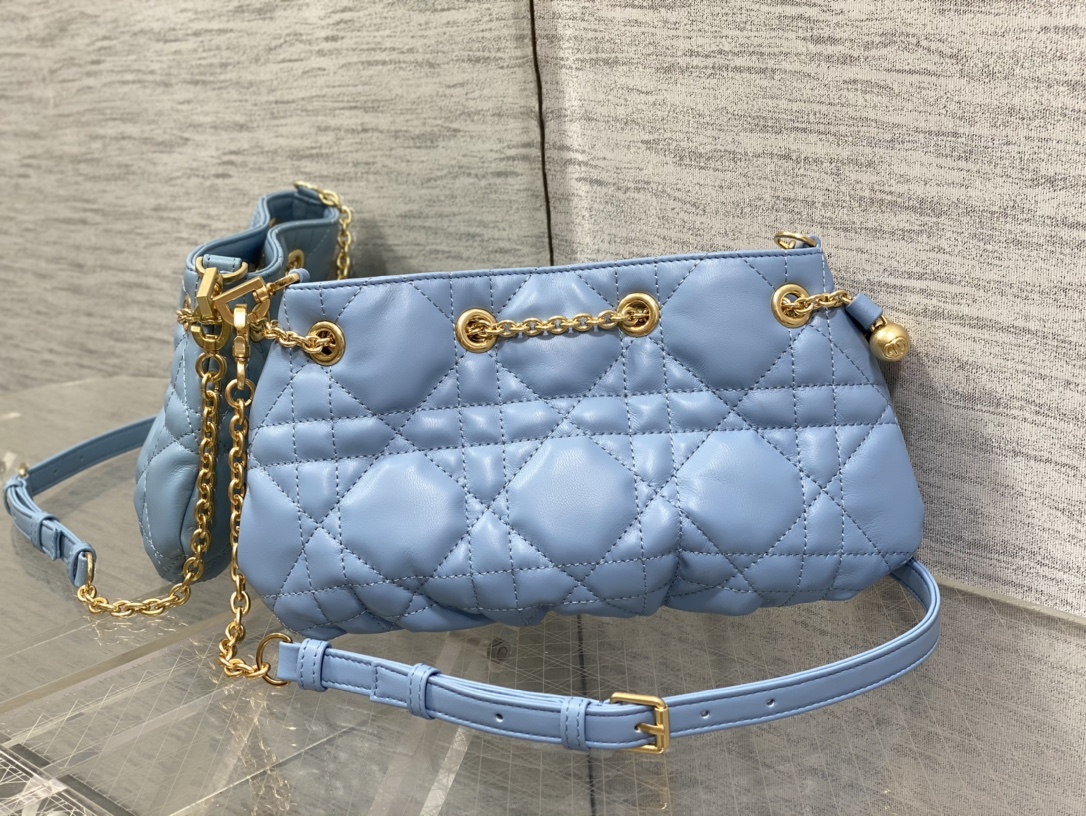 Dior Ammi Small Bucket Bag Cloud Bag Hand Carry Shoulder Crossbody
