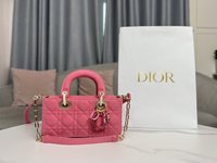 Online China
 Dior Bags Handbags Pink Denim Lady