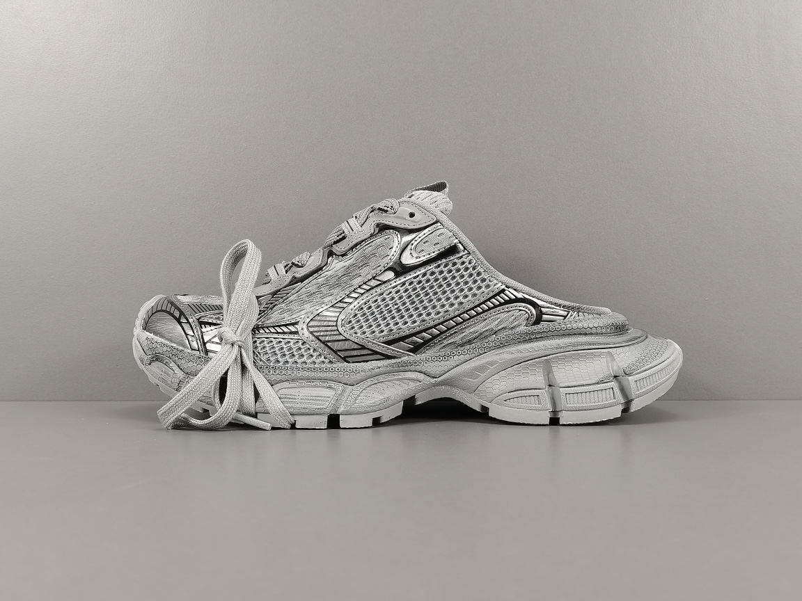 ¡Ventaja del canal, apoyo a la apertura de tiendas! [Versión de comercio exterior: Balenciaga] Medias pantuflas gris pl…