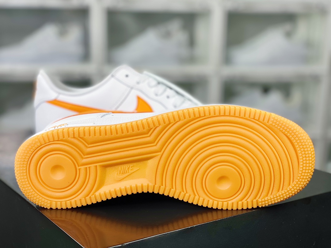 Air Force 1’07 Low Retro”Color of the Month/Yellow Gum”空军一号板鞋“周年版白黄生胶底”FD7039-100