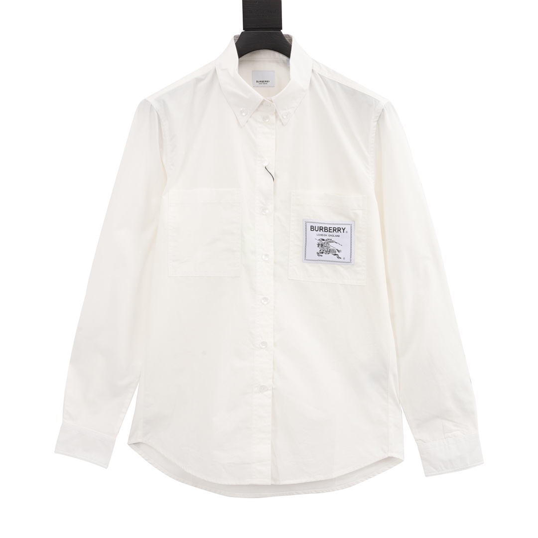 Confeccionada localmente con Burberry/Burberry, la camisa a rayas clásica más representativa de la marca BBR de manga l…
