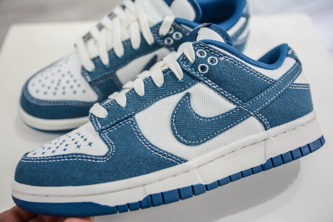 300 纯原 Nike Dunk Low "Industrial Blue" 刺绣 DV0834-101