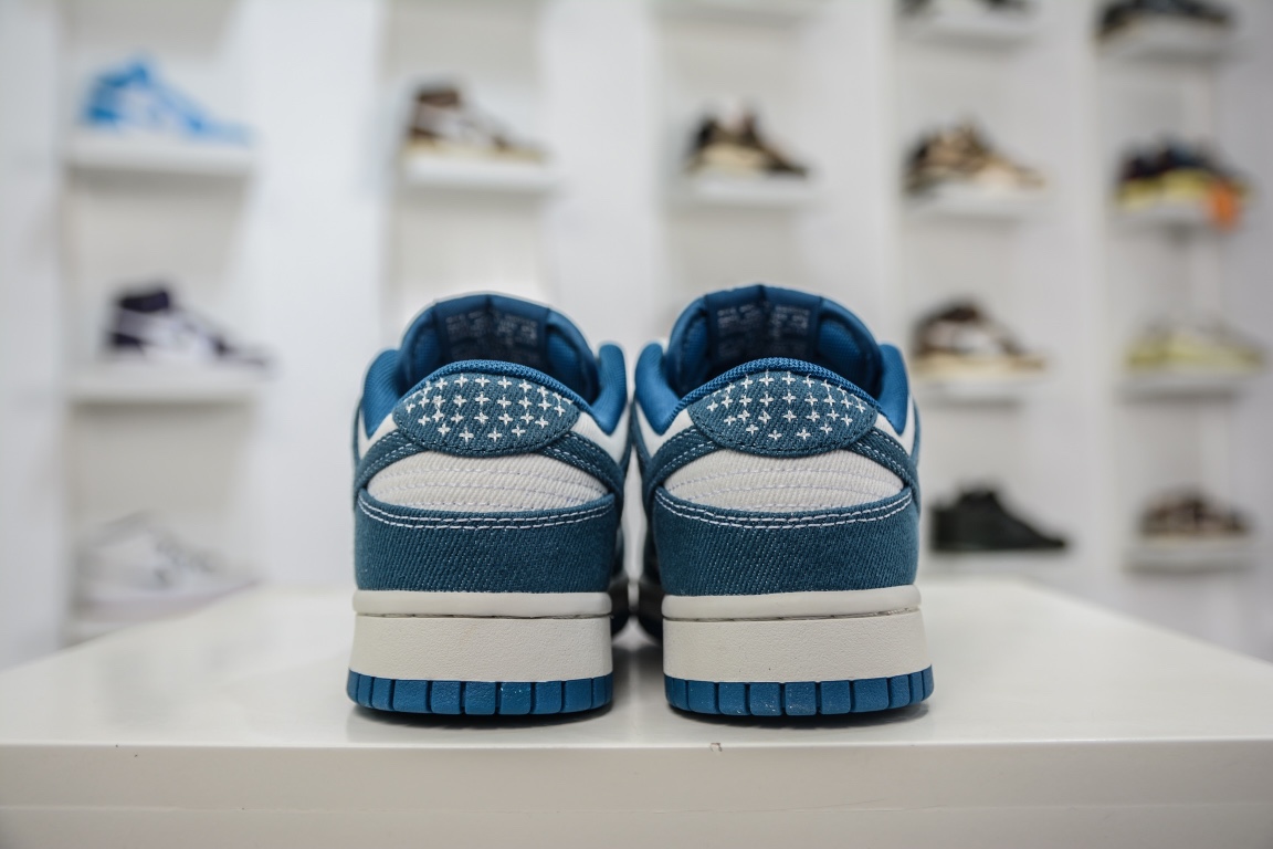 300 纯原 Nike Dunk Low "Industrial Blue" 刺绣 DV0834-101