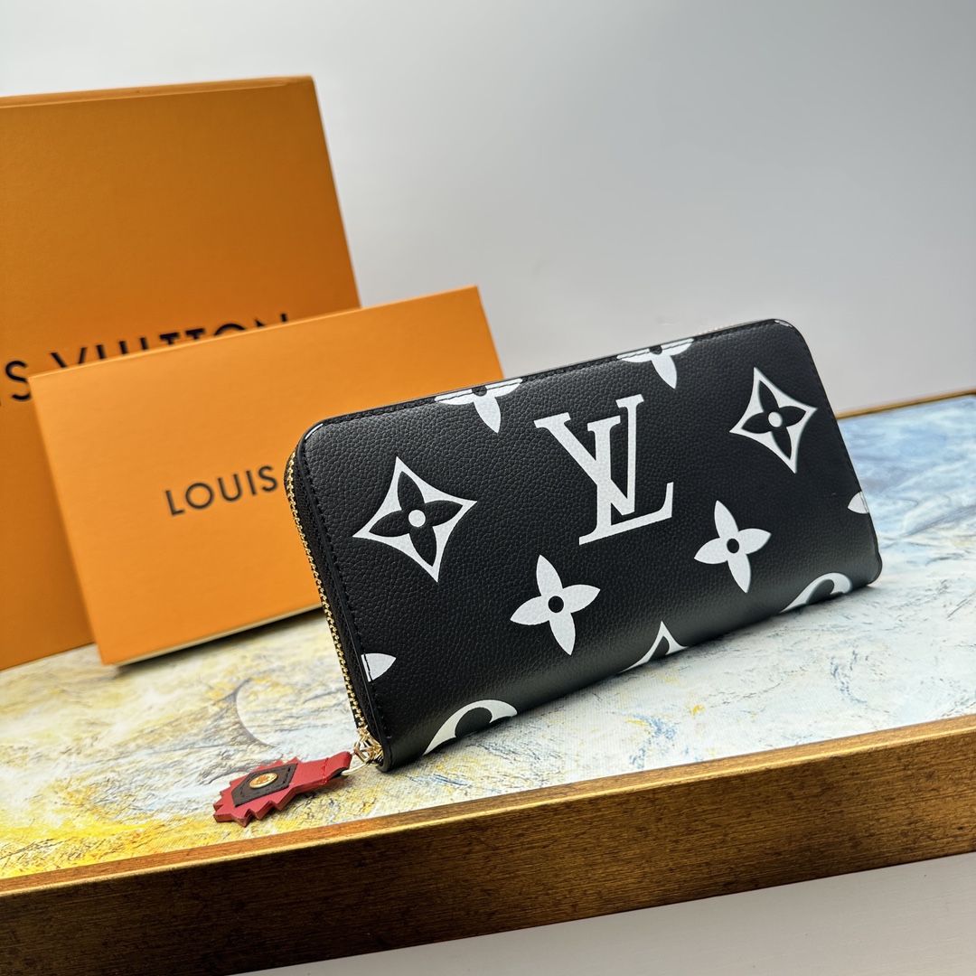 Close-up of leather wallet texture