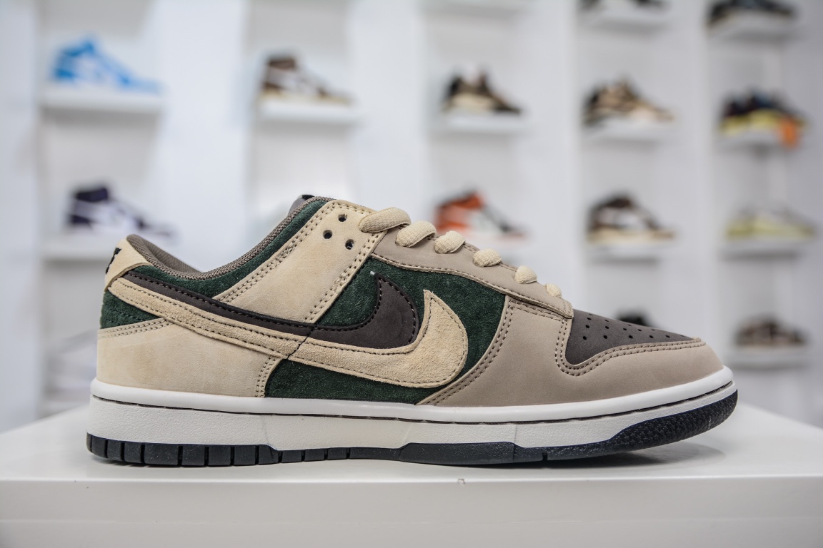 Nike Dunk Low SE ”85” dark green and brown double hook CT2552-895