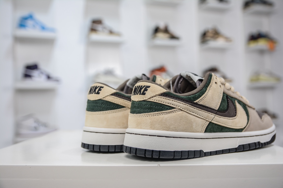 Nike Dunk Low SE ”85” dark green and brown double hook CT2552-895