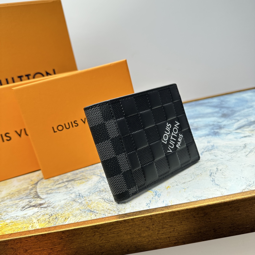 Premium leather bifold wallet interior