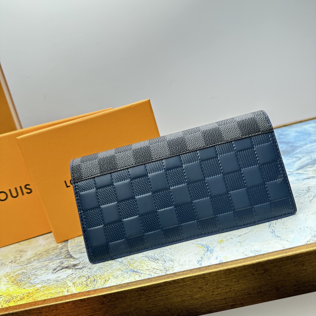 Close up leather texture bifold wallet
