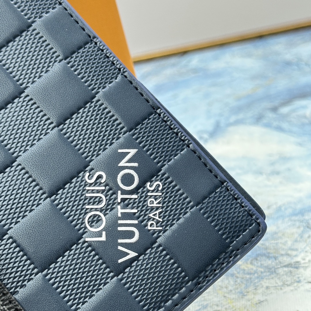 Slim leather bifold wallet in pocket