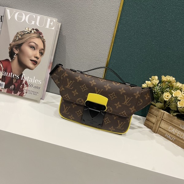 Louis Vuitton Belt Bags & Fanny Packs Black Yellow Canvas M46245