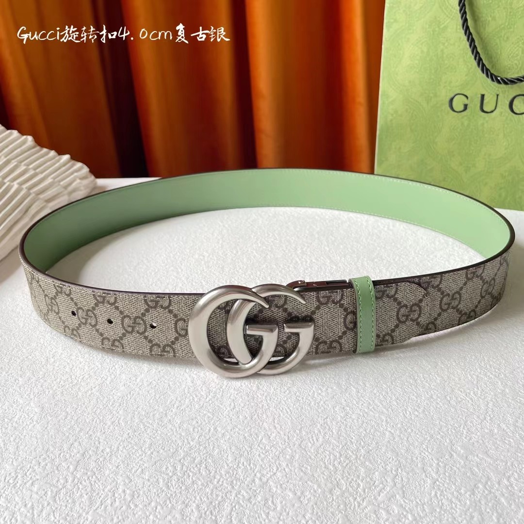 Gucci新品一面新款杏色pvc印花