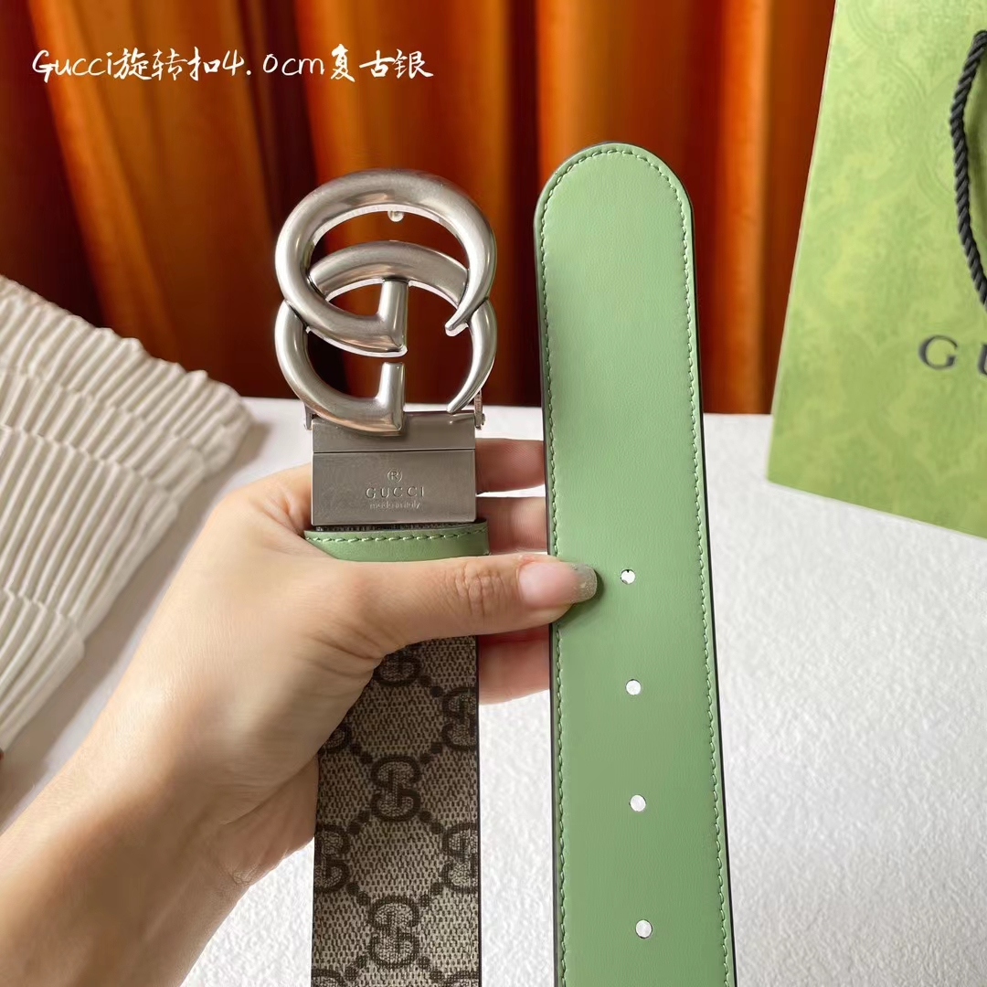 Gucci新品一面新款杏色pvc印花