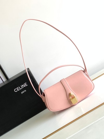 Celine Handbags Clutches & Pouch Bags Pink All Steel Calfskin Cowhide Sheepskin Tabou Clutch Mini