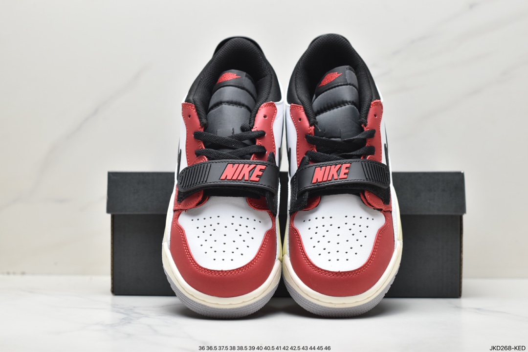 Air Jordan Legacy 312 has a staggered design CD7069-106