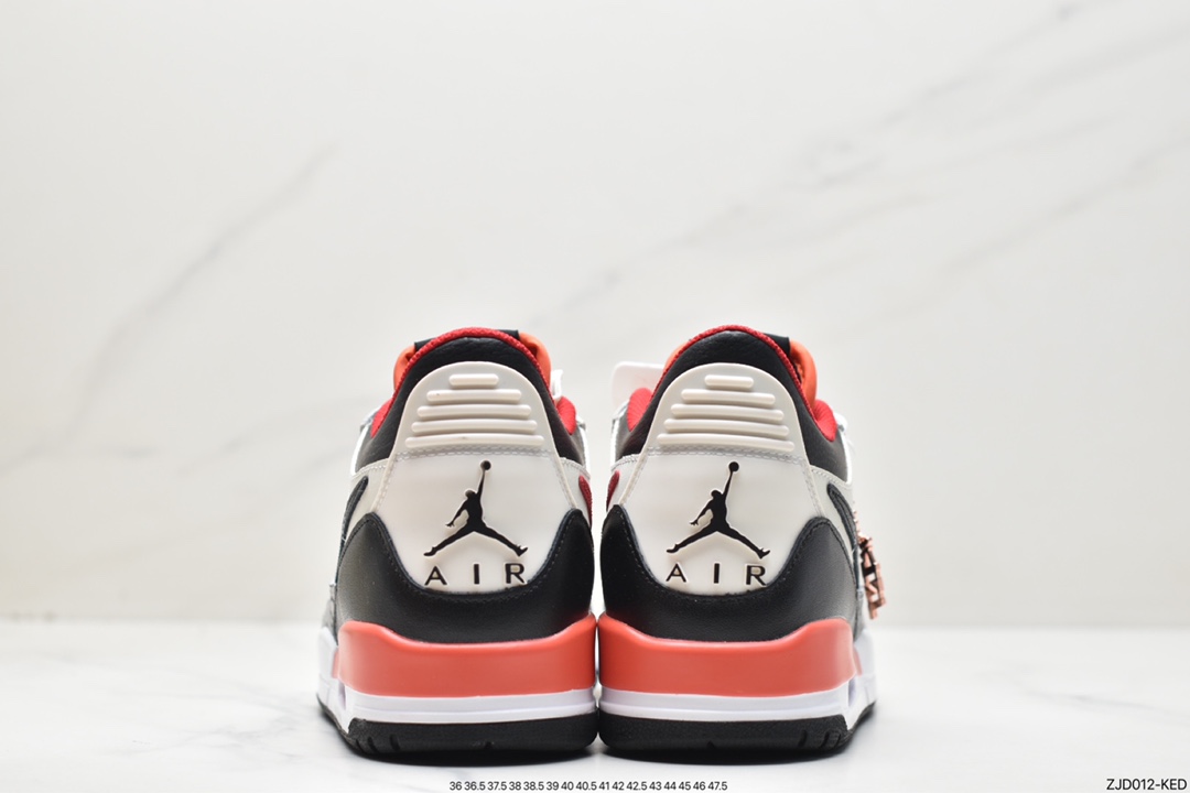 Air Jordan Legacy 312 has a staggered design FJ7221-101