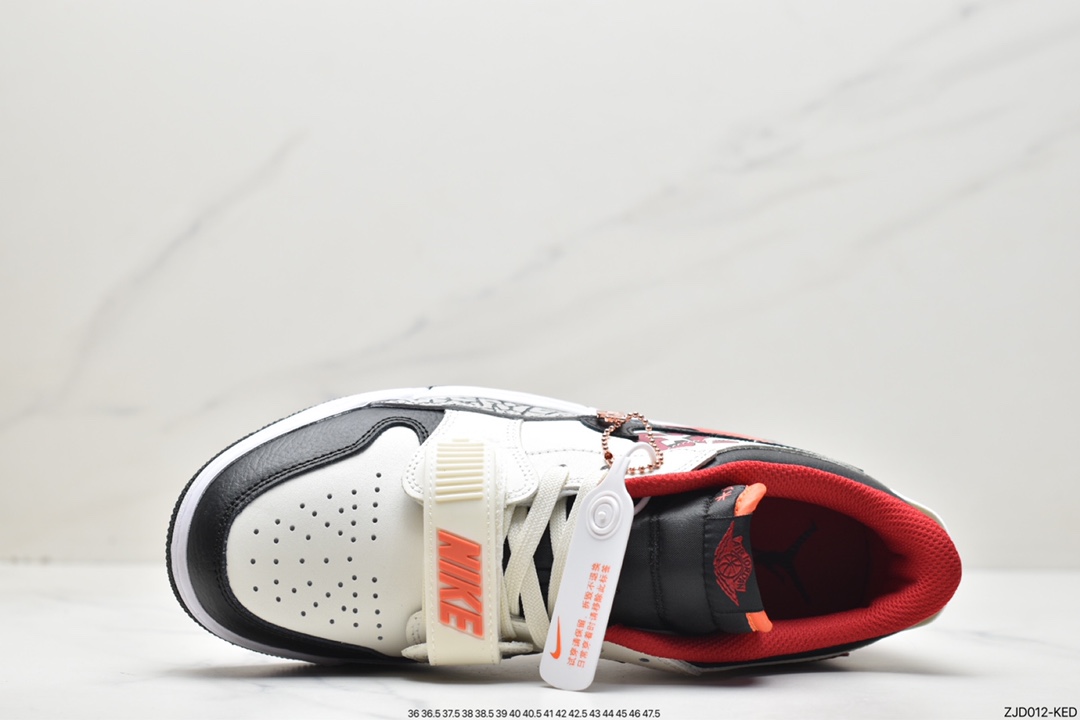 Air Jordan Legacy 312 has a staggered design FJ7221-101