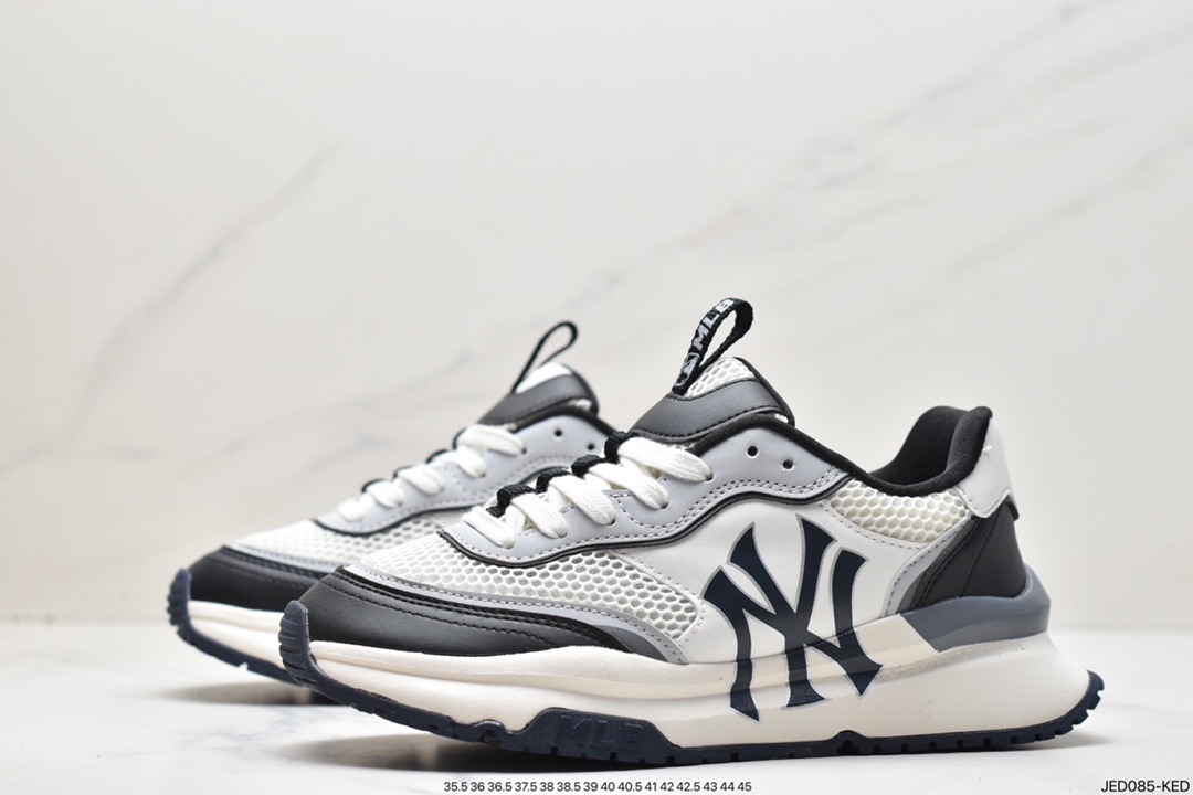MLB Chunky Liner New York Yankees Senior Shoes Series Low-top Daddy Style Jogging Shoes 