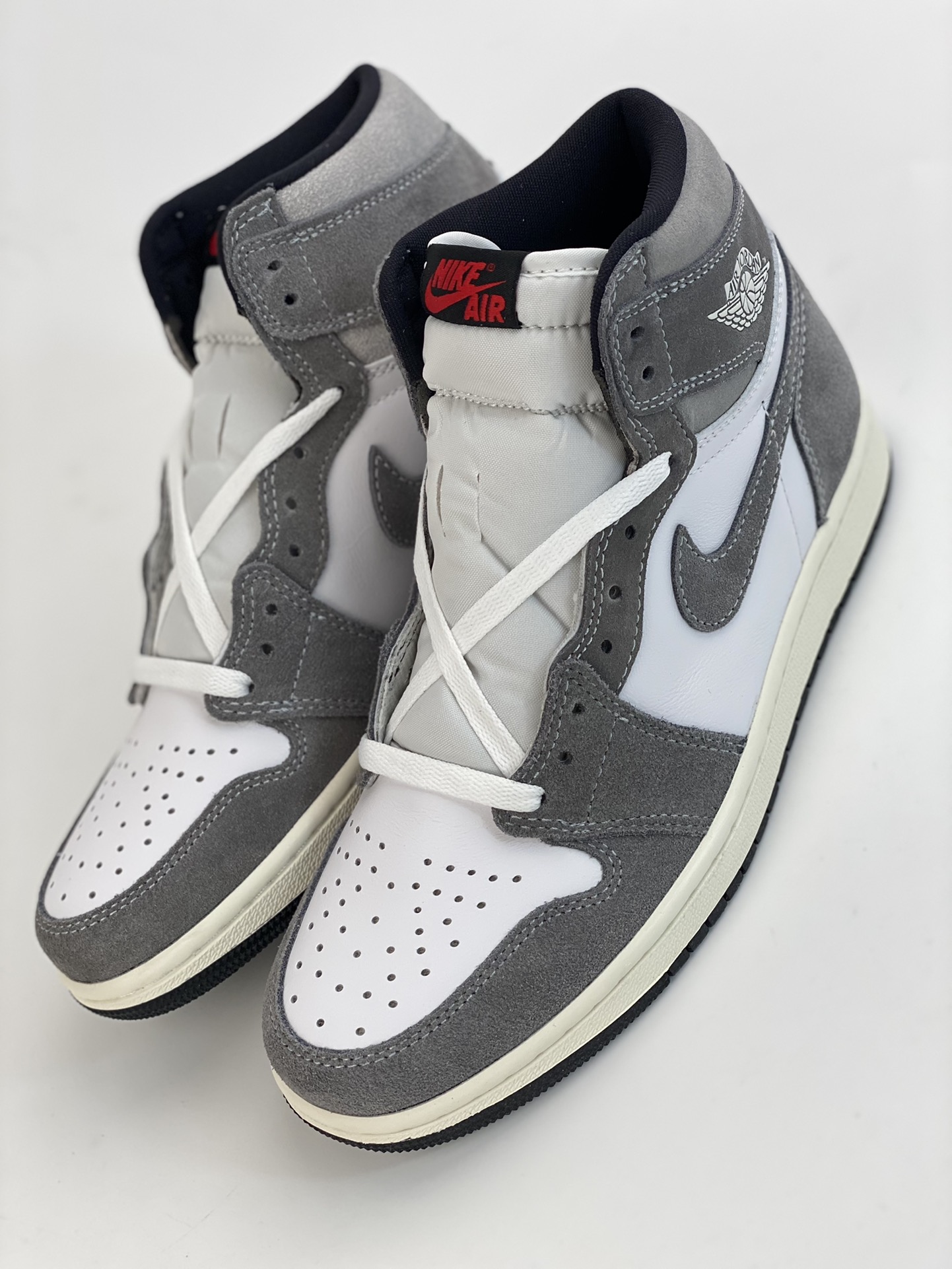 260 莞产原底面 市售性价比之王 Air Jordan 1 High OG ”Washed Black” 水洗灰 DZ5485-051