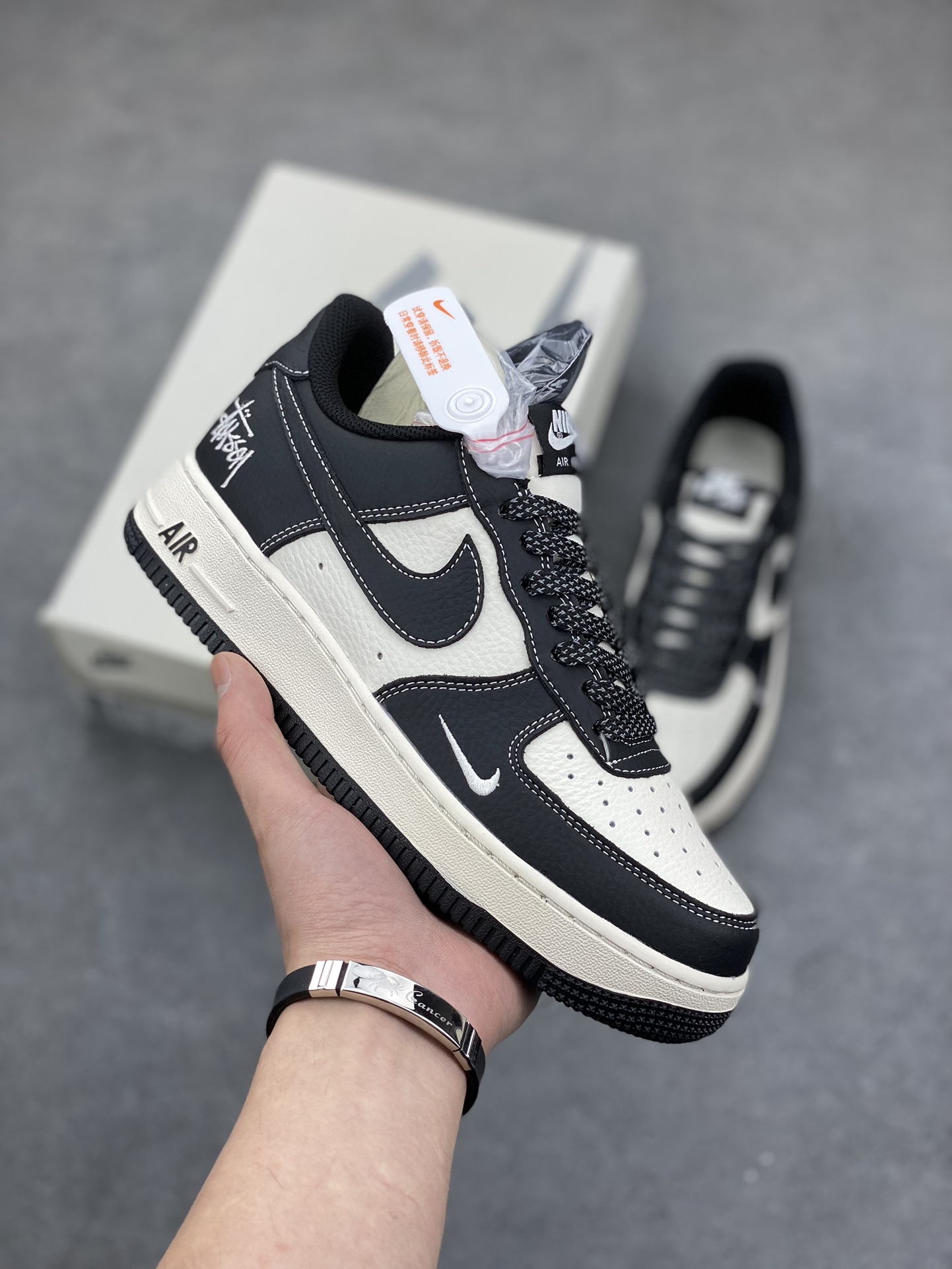 Nike Air Force 1 '07 Low Stussy Black - Limited Edition Sneakers 2 i1682795077 7558 0