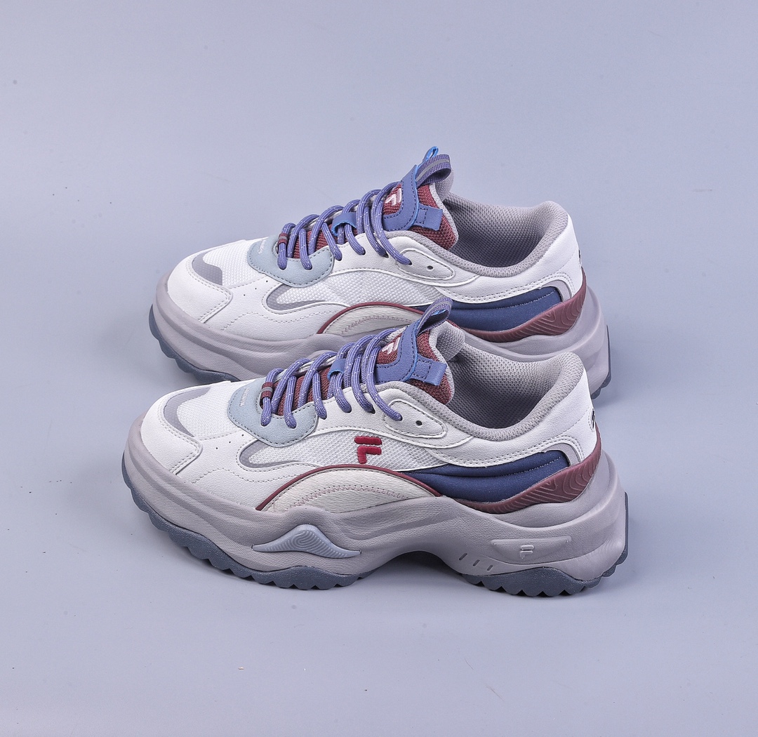 200 Fila Fusion Bianco 2 斐乐潮牌减震防滑耐磨休闲厚底老爹鞋 T12W311302FBA