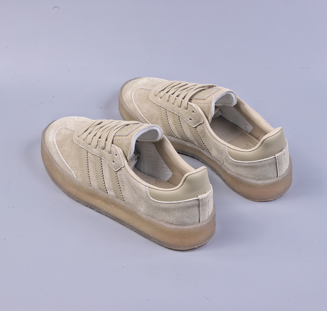 Kith x Clarks x Adidas Originals 8th Street Samba ”Chalk White” Samba Street ID7298