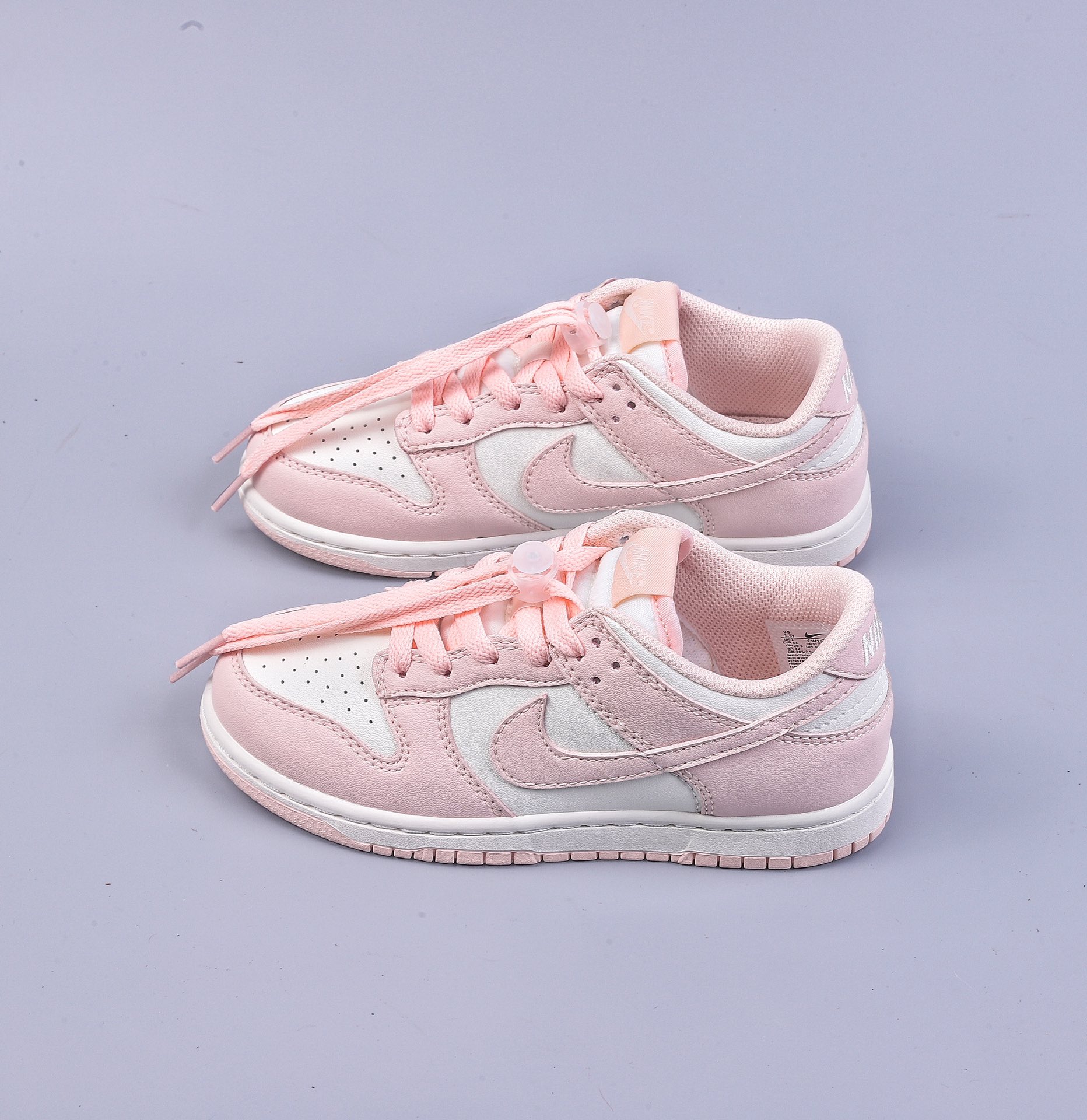 180 C 童鞋 纯原版NK Dunk Low 白粉 CW1588-101