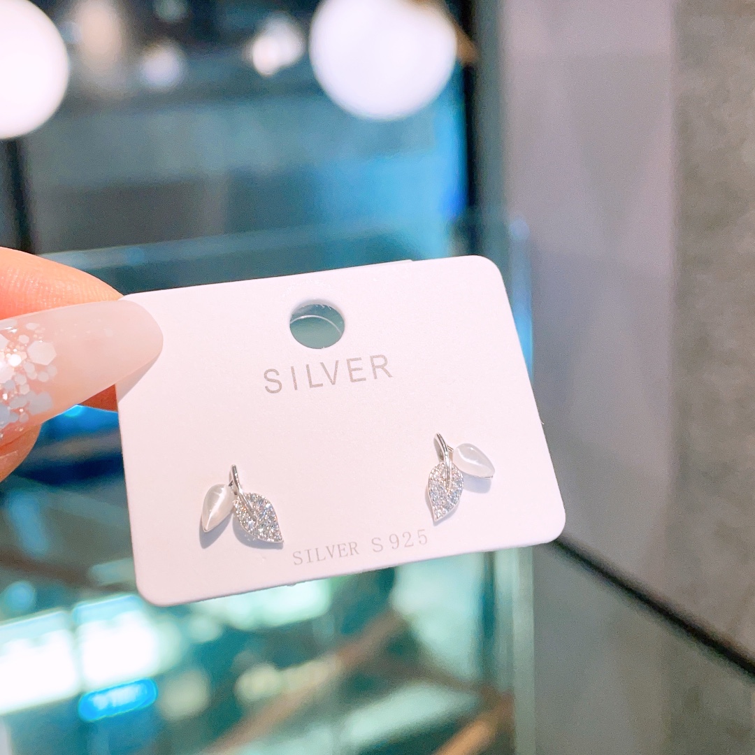 925 Silver Earrings Fashion Graduation Gold