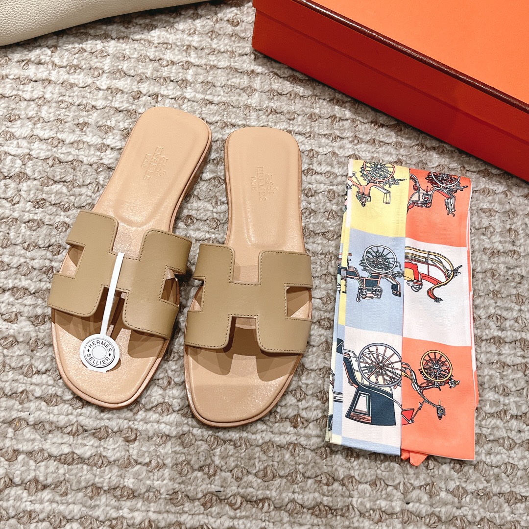 7 Star Collection
 Hermes mirror quality
 Shoes Sandals Slippers Calfskin Cowhide Genuine Leather Fashion