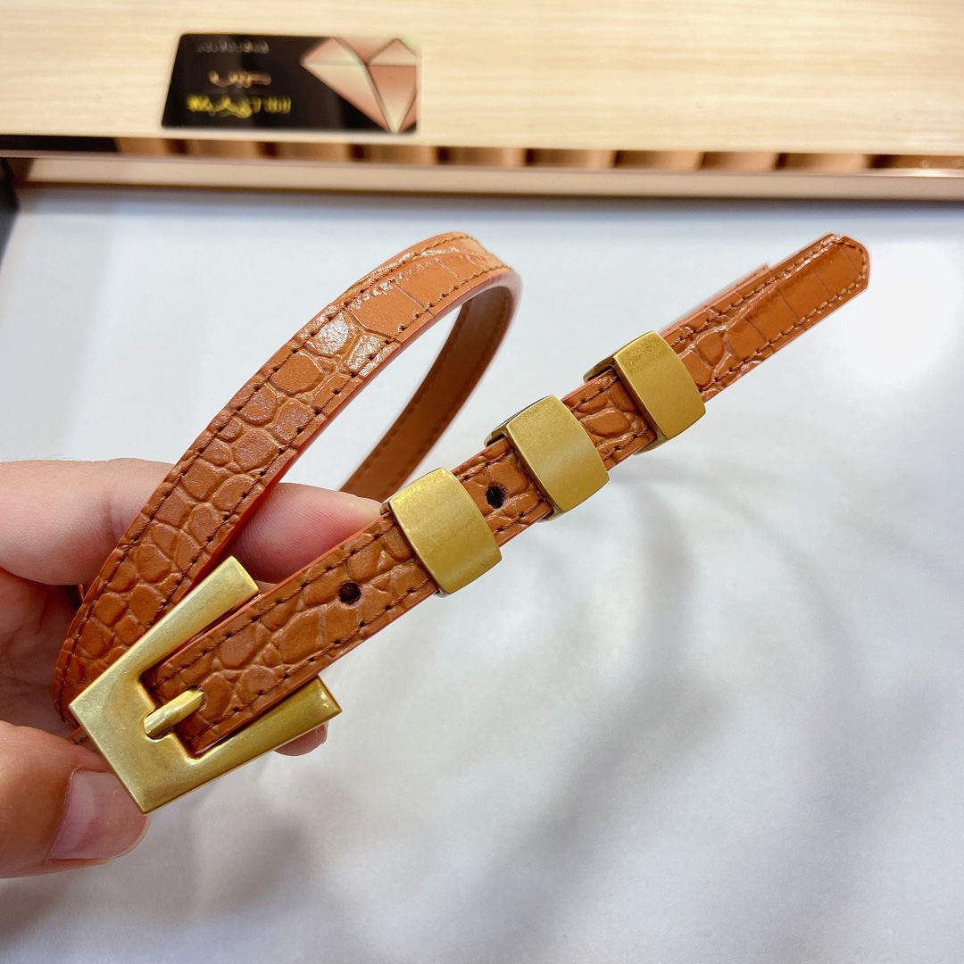 BYFARKatina圆鳄鱼纹牛皮革