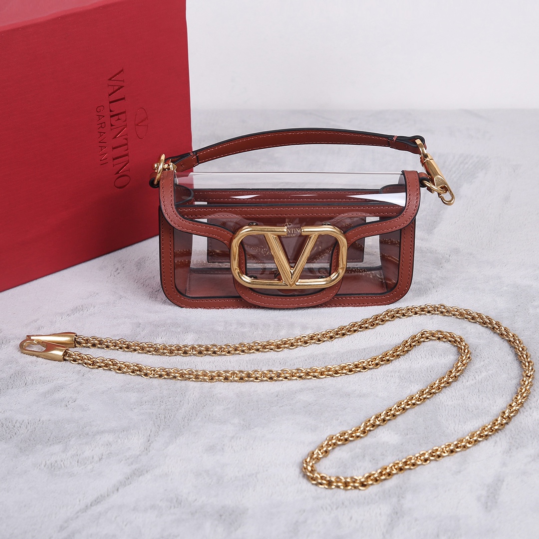 발렌티노 가라바니 로코 V로고 22025S 카프스킨 20x11x5cm 크로스백 레플리카