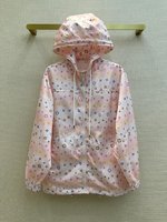 Louis Vuitton Sun Protection Clothing Purple Hooded Top