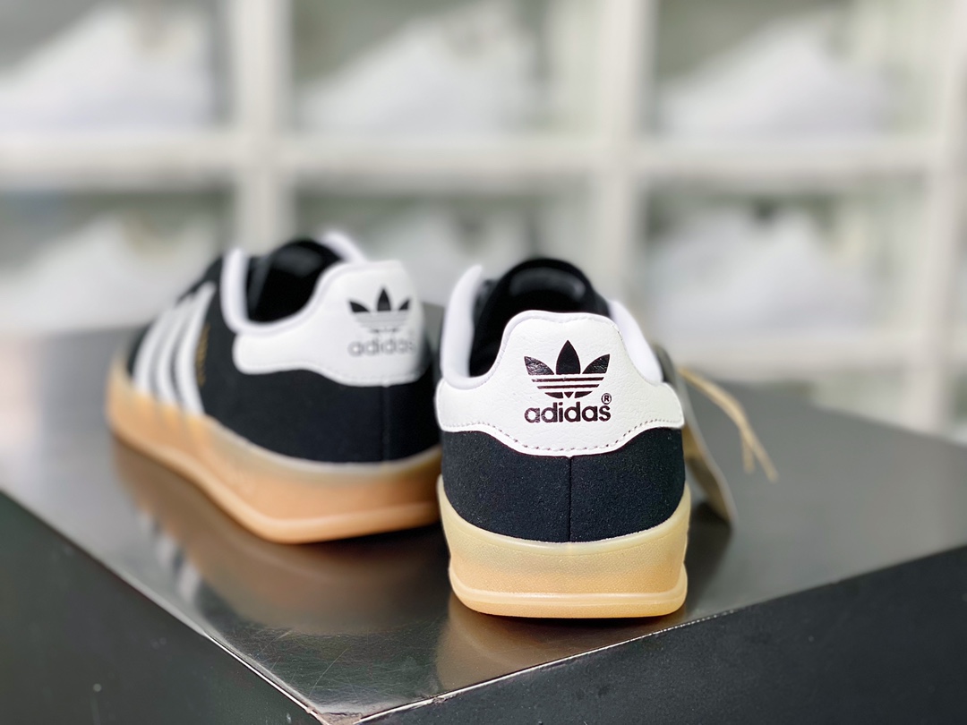 Adidas Gazelle Indoor Trainers low-top sneakers ”black and white raw rubber sole” H06259